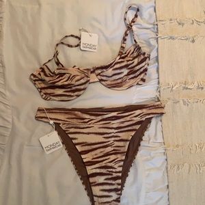 Brand New Swimwear Bikini Tiger print!